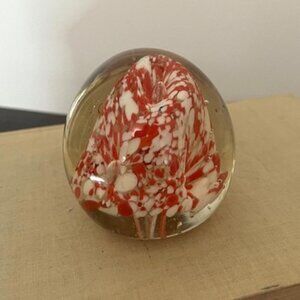 Murano Art Glass Millefiori Paperweight, Italian, 1970s, Collectible